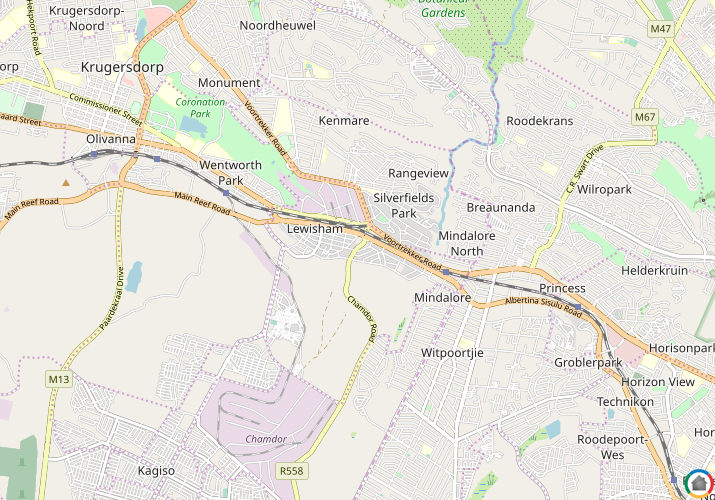 Map location of Lewisham